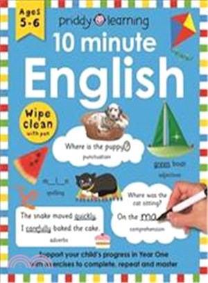 Wipe Clean Workbooks：10 Minute of English