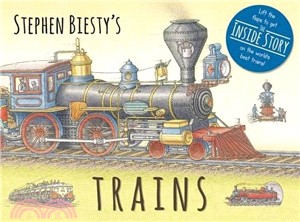 Stephen Biesty's Trains: Cased Board Book with Flaps | 拾書所