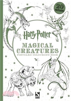 Harry Potter Magical Creatures Postcard Colouring Book | 拾書所