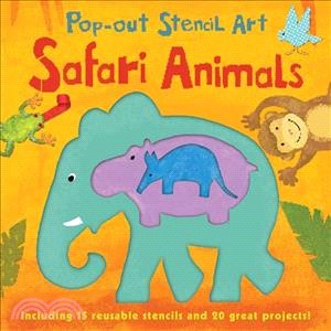 Pop-out Stencil Art: Safari Animals (Pop Out Stencils)