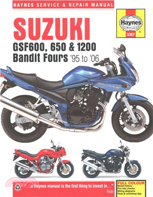 Haynes Suzuki Repair Manual ― Gsf600, 650 & 1200 Bandit Fours '95 to '06