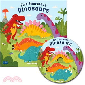 Five Enormous Dinosaurs (1平裝+1CD)