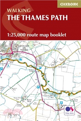 The Thames Path Map Booklet：1:25,000 OS Route Map Booklet