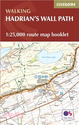 Hadrian's Wall Path Map Booklet：1:25,000 OS Route Mapping