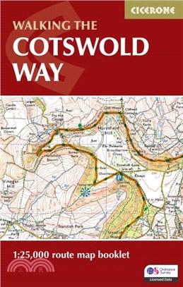 The Cotswold Way Map Booklet：1:25,000 OS Route Mapping
