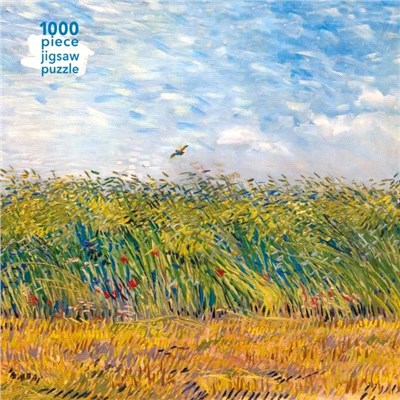Adult Jigsaw Puzzle Vincent Van Gogh: Wheat Field with a Lark：1000-piece Jigsaw Puzzles