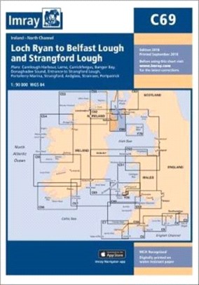 Imray Chart C69：Loch Ryan to Belfast Lough and Strangford Lough