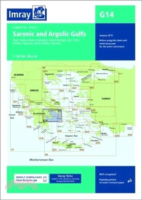 Imray Chart G14：Saronic and Argolic Gulfs