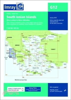 Imray chart G12：South Ionian Islands Nisos Levkas to Nisos Zakinthos