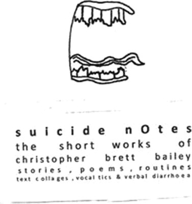 Suicide Notes ― Short Works
