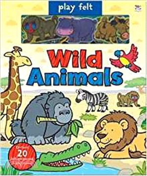 Soft Felt Play Books：Play Felt Wild Animals
