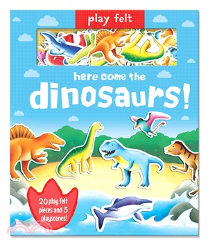 Soft Felt Play Books: Play Felt Dinosaurs