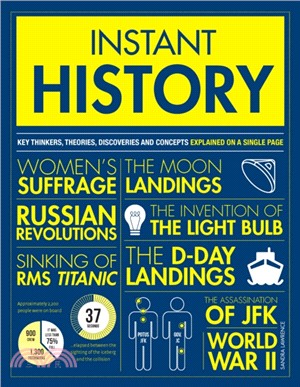 Instant History：Key thinkers, theories, discoveries and concepts explained on a single page