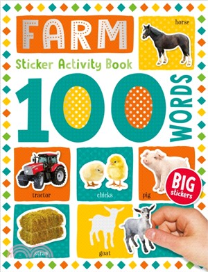 100 WORDS STICKER ACTIVITY FARM