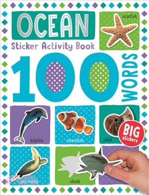 100 WORDS STICKER ACTIVITY OCEAN WORDS