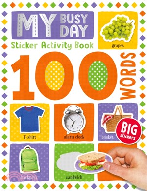 100 WORDS STICKER ACTIVITY BUSY DAY