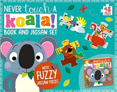 Never Touch a Koala Book and Touch and Feel Jigsaw Boxset