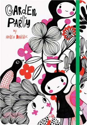 Garden Party ― Nature Themed Whimsical Book for Girls and Women, Beautiful Illustration and Quote Book