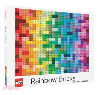 LEGO Rainbow Brick Puzzle (1000 Pieces)