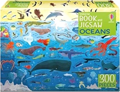 Oceans (300片拼圖+1本知識小百科)(Usborne Book & Jigsaw)