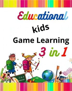 Educational kids Games Learning 3 in 1: Easy Connect the Dots Worksheets - Find The Difference - Labyrinth
