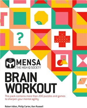 Mensa Brain Workout Pack：Improve your mental abilities with 200 puzzles and games