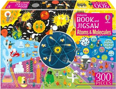 Atoms and Molecules (300片拼圖+1本知識小百科)(Usborne Book & Jigsaw)