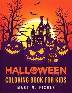Halloween Coloring Book for Kids Age 5 and up