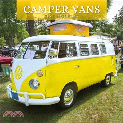 CAMPER VANS 2023 SQUARE WALL CALENDAR