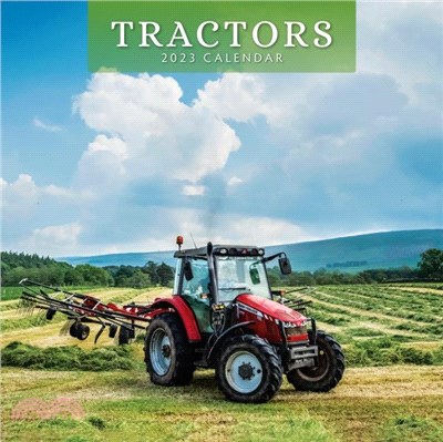 TRACTORS 2023 SQUARE WALL CALENDAR