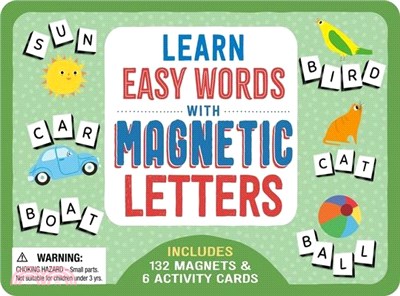 Learn Easy Words with Magnetic Letters: Includes 132 Magnets & 6 Activity Cards