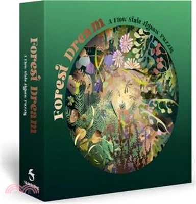 Forest Dream: A Flow State Circular Jigsaw Puzzle
