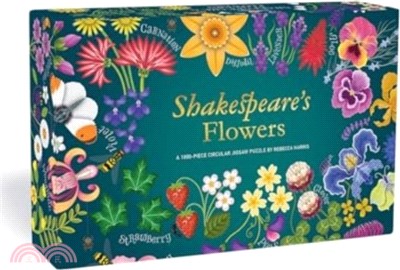 Shakespeare? Flowers：A 1000-Piece Circular Jigsaw Puzzle