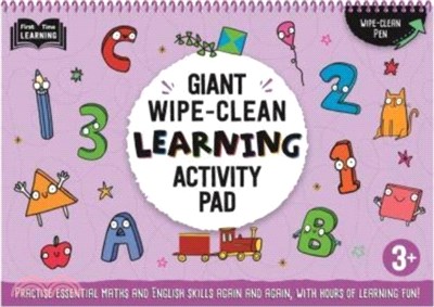 First Time Learning: Age 3+ Giant Wipe-Clean Learning Activity Pad