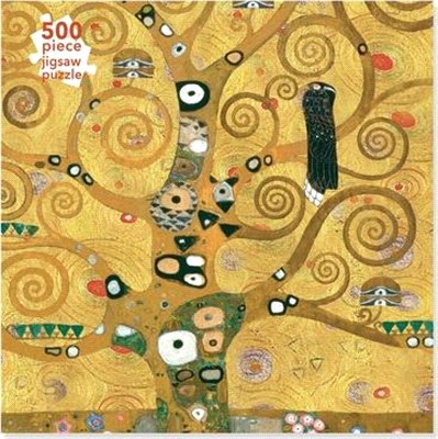 Adult Jigsaw Puzzle Gustav Klimt: The Tree of Life (500 Pieces): 500-Piece Jigsaw Puzzles