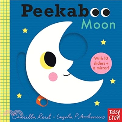 Peekaboo Moon-with 10 sliders and a mirror! (硬頁書)