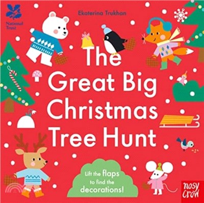 National Trust: The Great Big Christmas Tree Hunt (Lift the flaps to find the decorations)