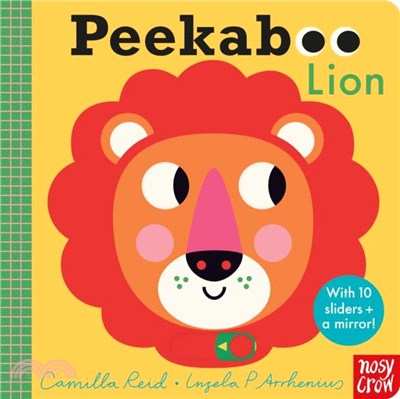Peekaboo Lion-with 10 sliders and a mirror! (硬頁書)