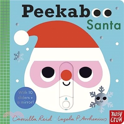 Peekaboo Santa-with 10 sliders and a mirror! (硬頁書)