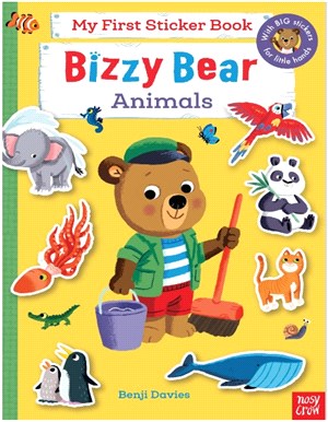 Bizzy Bear: My First Sticker Book Animals (貼紙書)