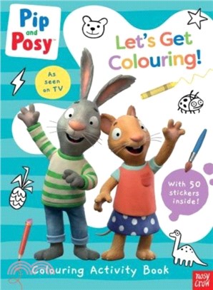 Pip and Posy: Let's Get Colouring! (著色書)