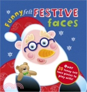 Funny felt festive faces /
