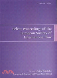 Select Proceedings of the European Society of International Law
