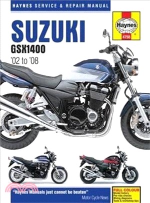 Haynes Service & Repair Manual - Suzuki Gsx 1400, '02 to '08 ― 2002 to 2008