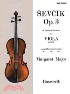 Sevcik Op. 3 ─ 40 Variations / Variationen for Viola (Alto)