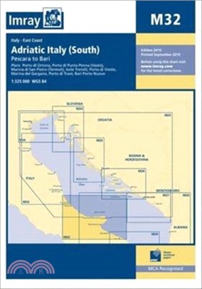 Imray Chart M32：Adriatic Italy (South)