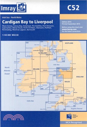 Imray Chart C52：Cardigan Bay to Liverpool