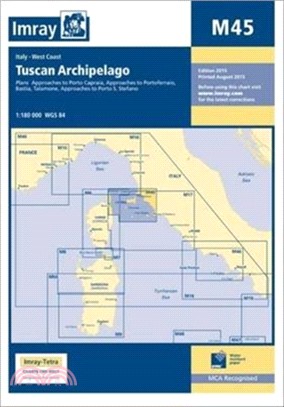 Imray Chart M45：Tuscan Archipelago