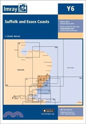 Imray Chart Y6：Suffolk and Essex Coasts