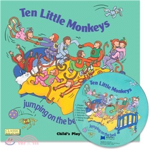 Ten Little Monkeys Jumping on the Bed (1平裝+1CD)(韓國JY Books版) Saypen Edition | 拾書所